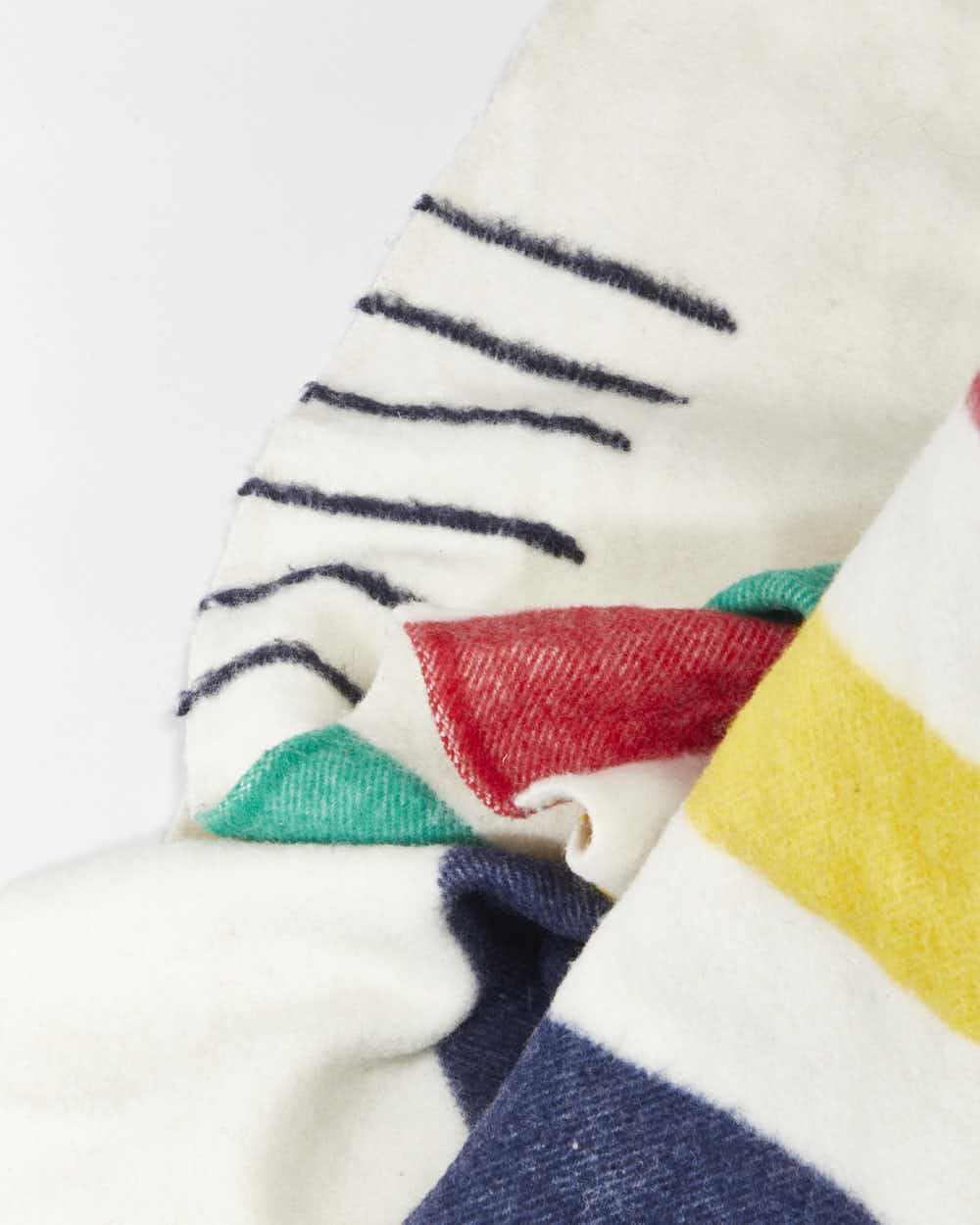 Vintage Hudson's Bay Six Point Wool Blanket