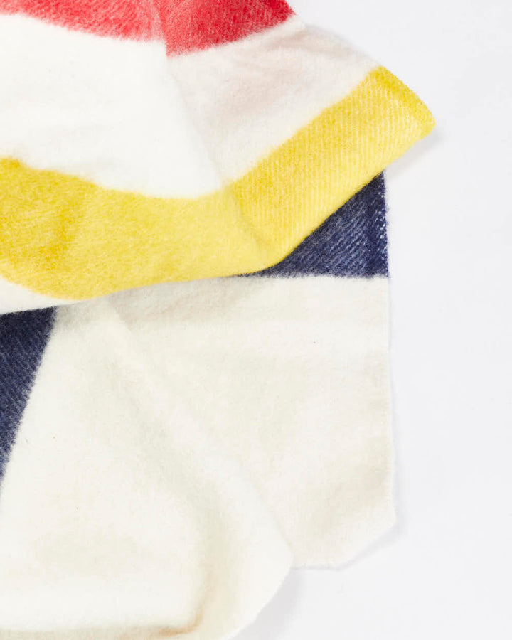 Vintage Hudson's Bay Six Point Wool Blanket