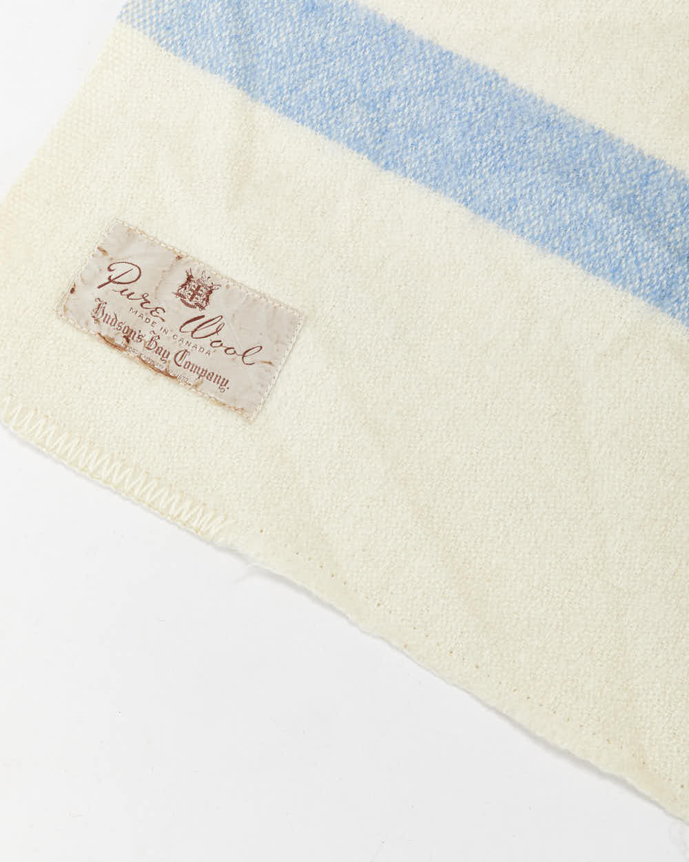 Vintage 1940s Hudson's Bay Wool Blanket