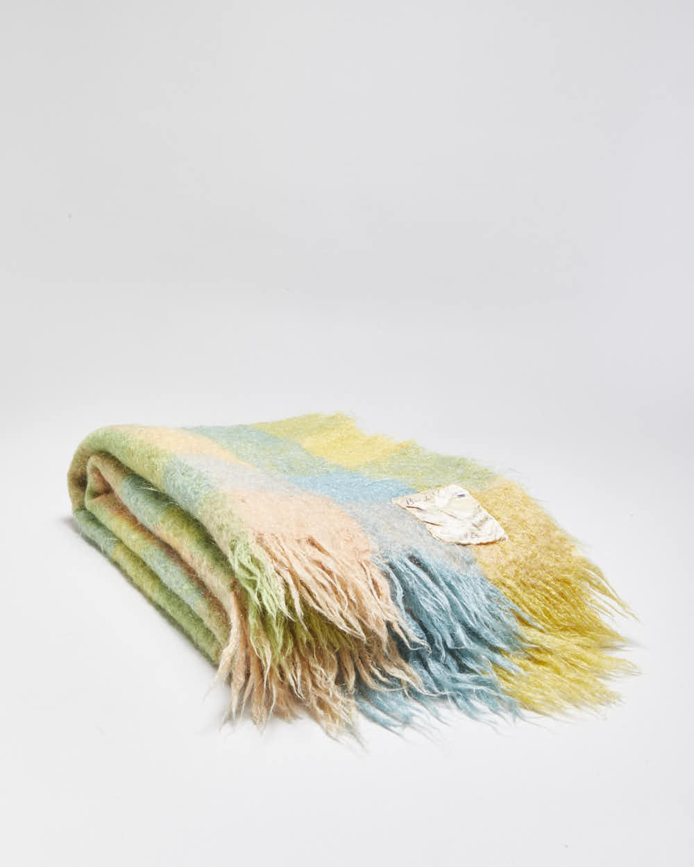 Vintage British Woollens Edgar Of Edinburgh Mohair Blanket