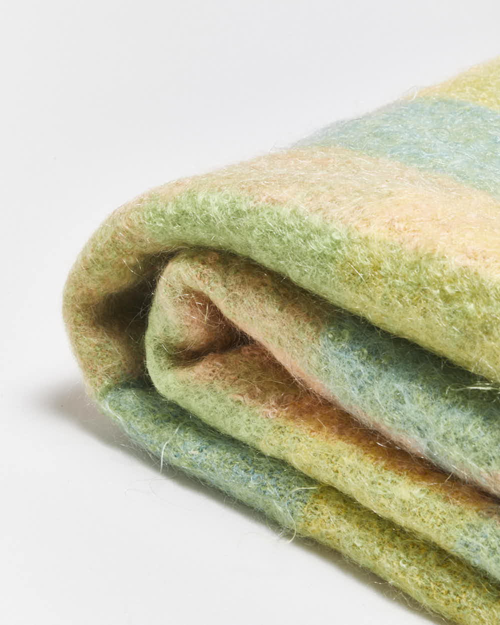 Vintage British Woollens Edgar Of Edinburgh Mohair Blanket