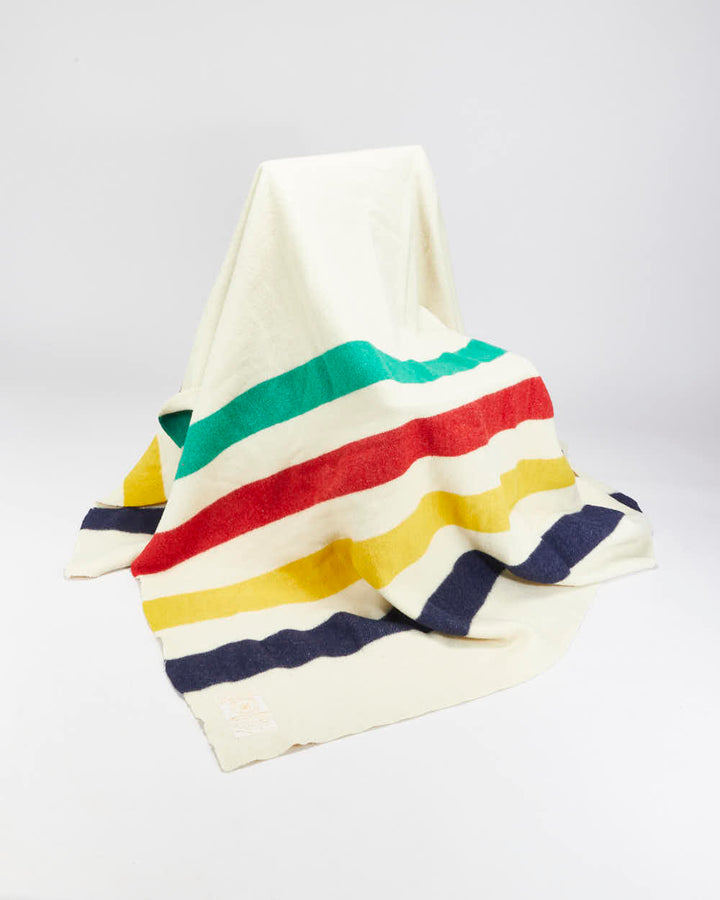 Vintage Hudon's Bay 4 Point Wool Blanket