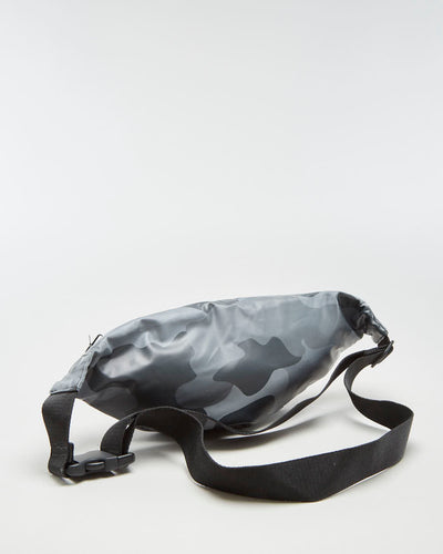 Rains Unisex Waterproof Grey Camo Bumbag - O/S