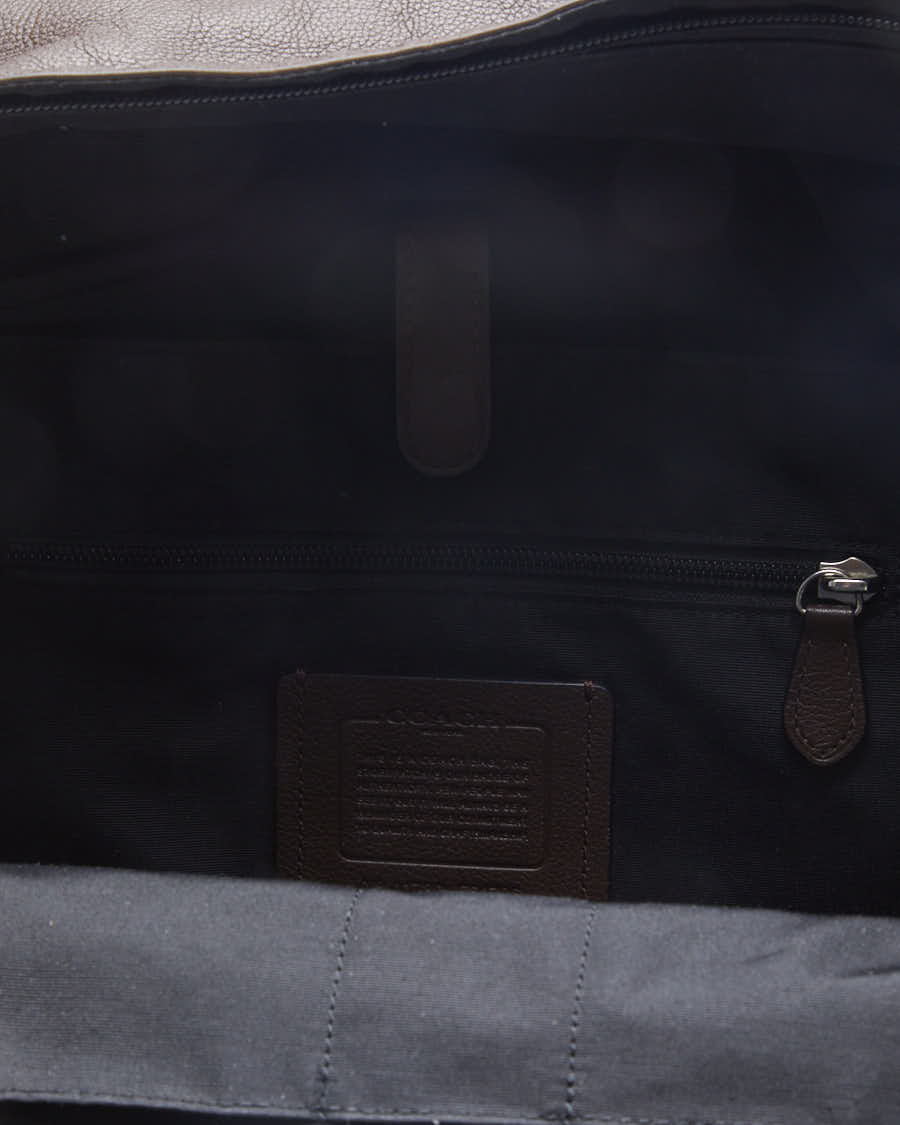Vintage Coach Charles Men's Brown Leather Backpack