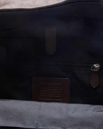 Vintage Coach Charles Men's Brown Leather Backpack