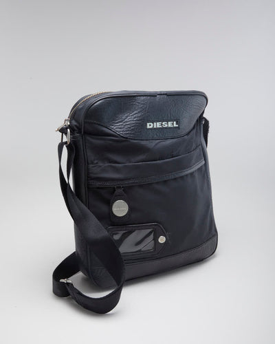 Men's Vintage Black Diesel Crossbody Bag