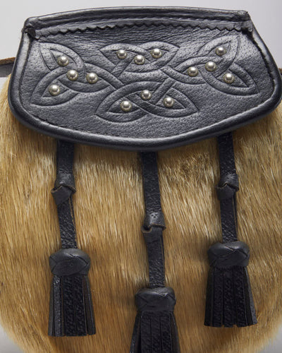 Vintage Leather Sporran Kilt Bag