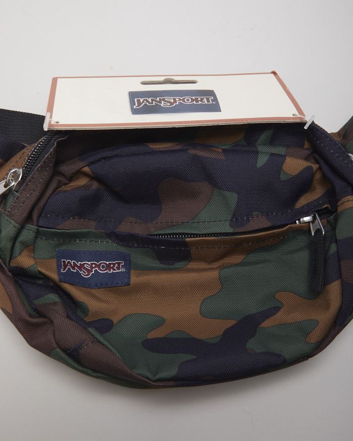 Y2k 00s Deadstock Jansport Camouflage Bumbag