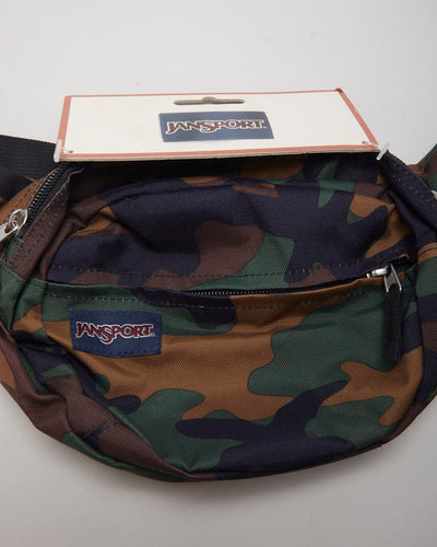 Y2k 00s Deadstock Jansport Camouflage Bumbag