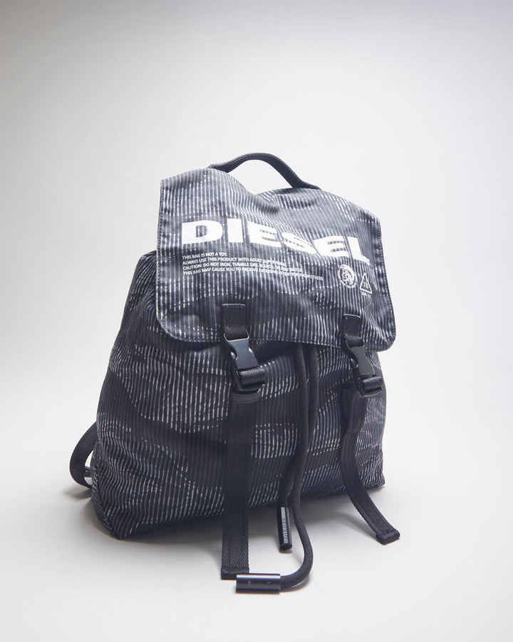 Vintage Diesel Printed Patterned Backpack