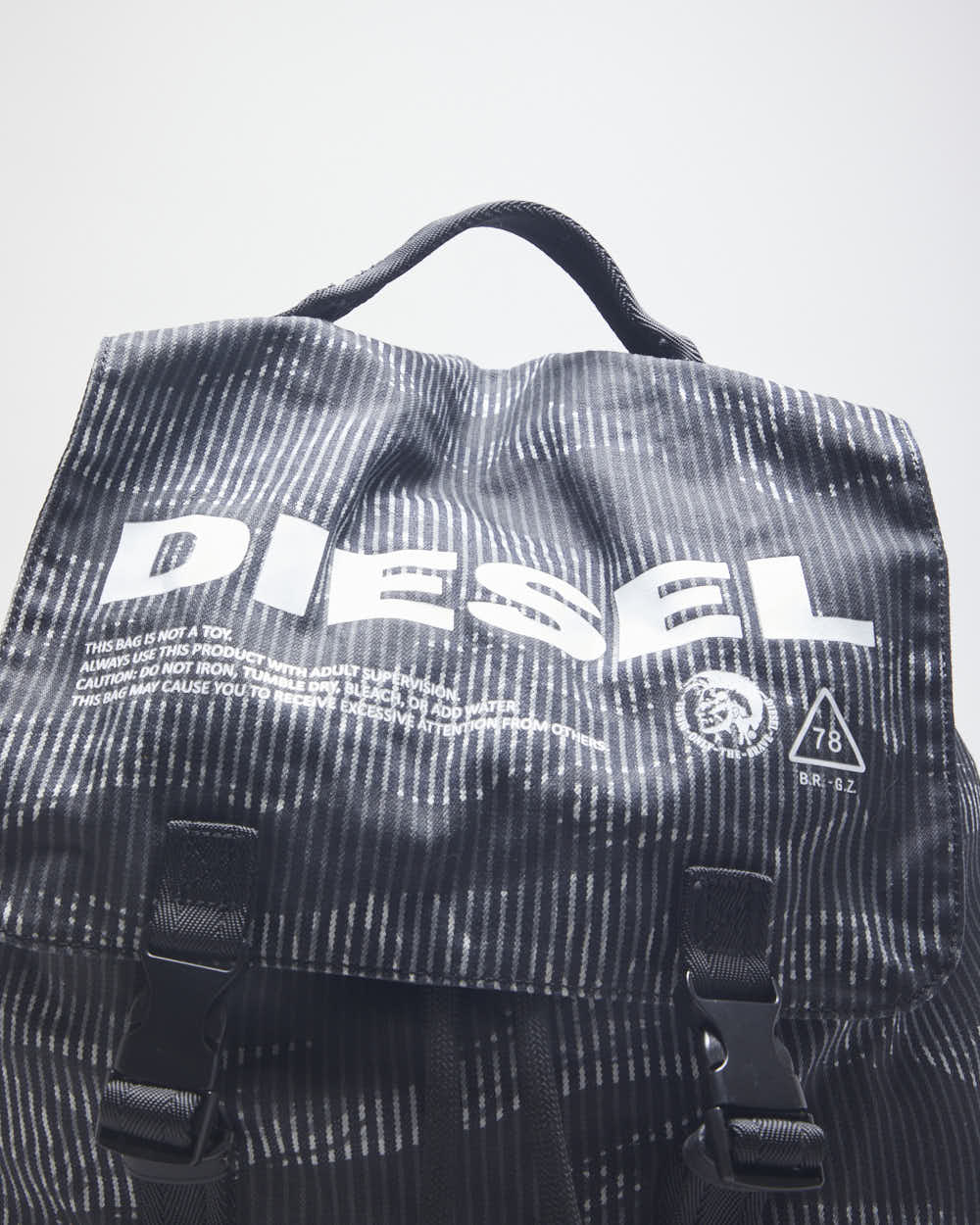 Vintage Diesel Printed Patterned Backpack