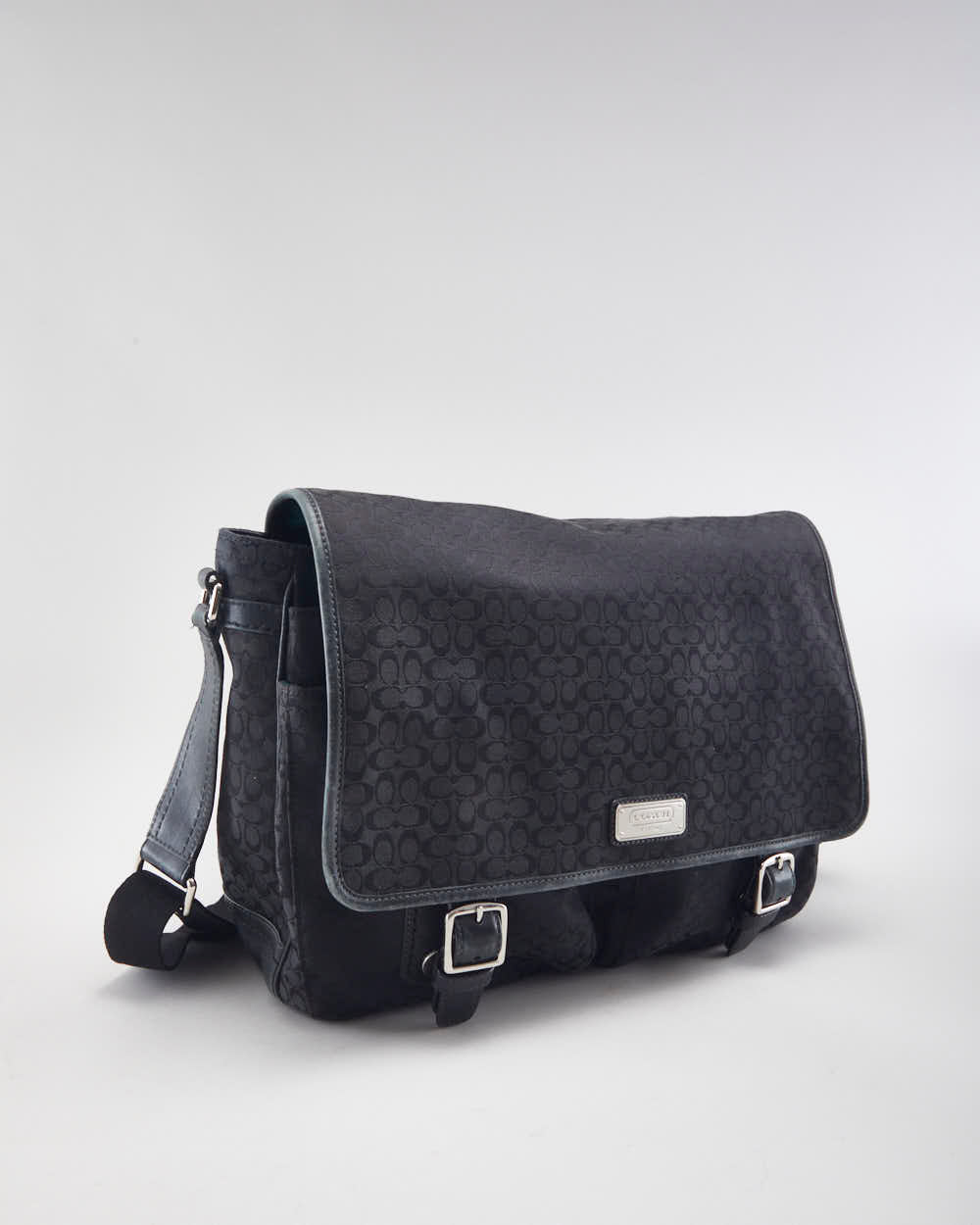 Vintage Y2K Coach Monogram Logo Shoulder Bag