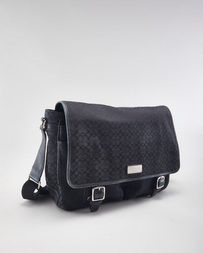 Vintage Y2K Coach Monogram Logo Shoulder Bag