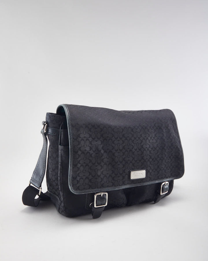 Vintage Y2K Coach Monogram Logo Shoulder Bag
