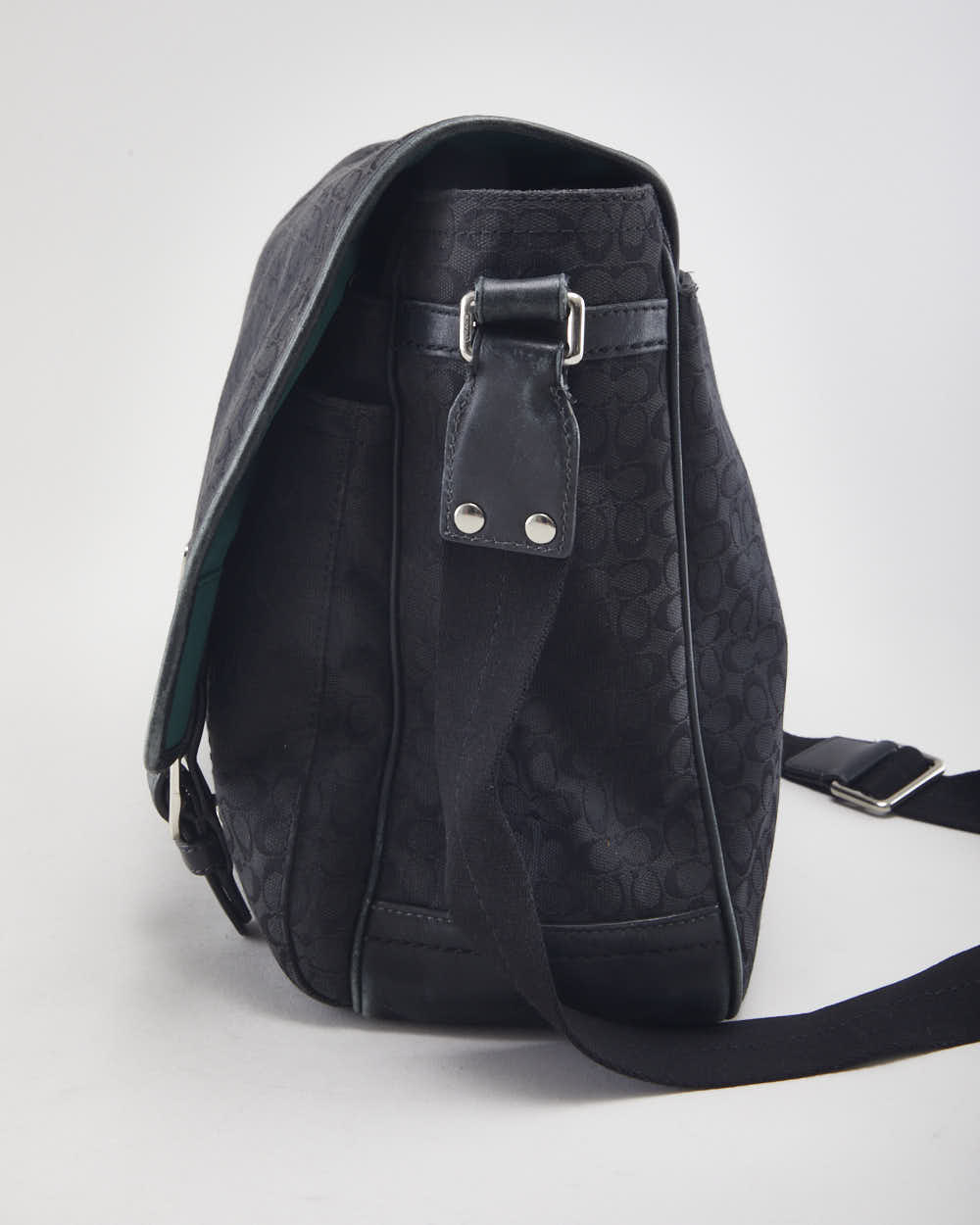 Vintage Y2K Coach Monogram Logo Shoulder Bag