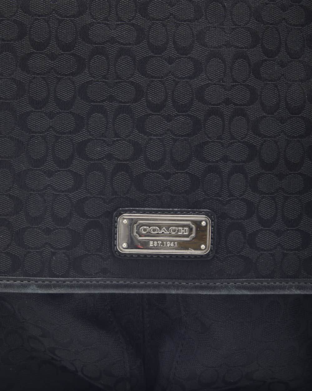 Vintage Y2K Coach Monogram Logo Shoulder Bag