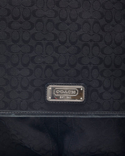 Vintage Y2K Coach Monogram Logo Shoulder Bag