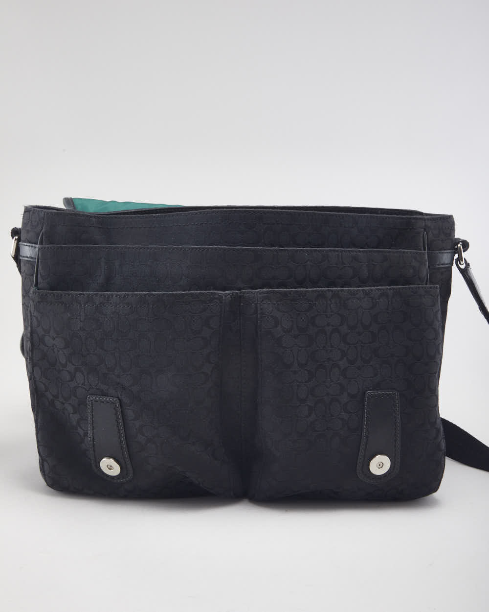 Vintage Y2K Coach Monogram Logo Shoulder Bag