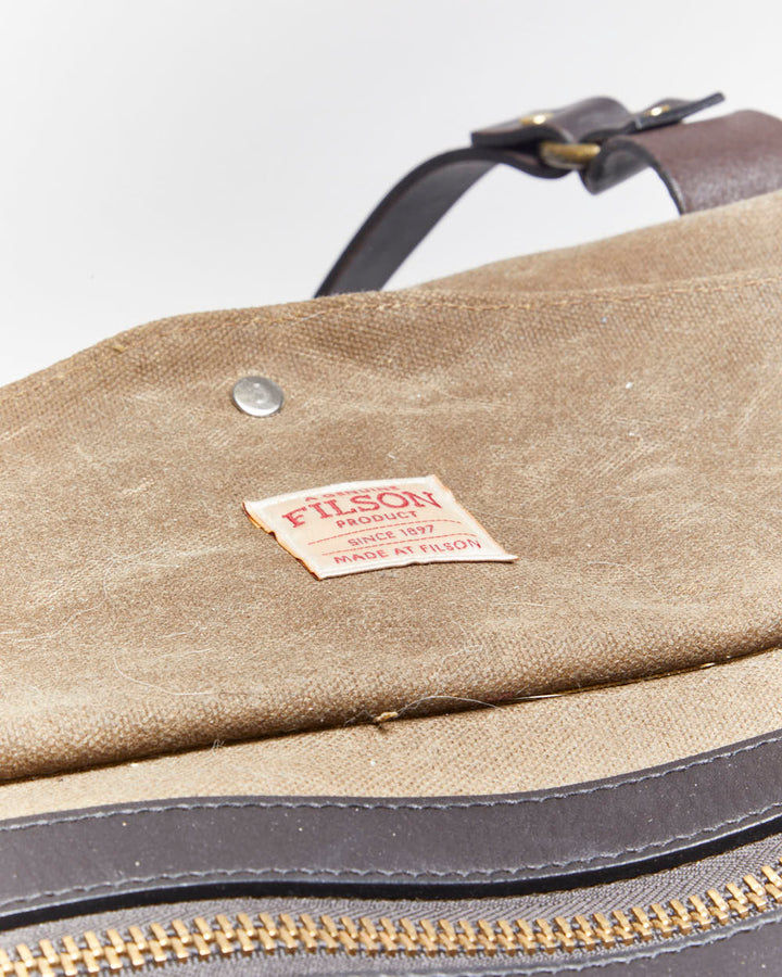 Vintage Filson Waxed Canvas Duffel Bag