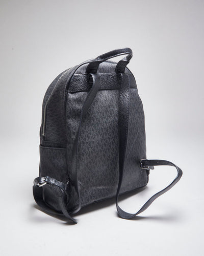 Michael Kors Black Monogram Backpack