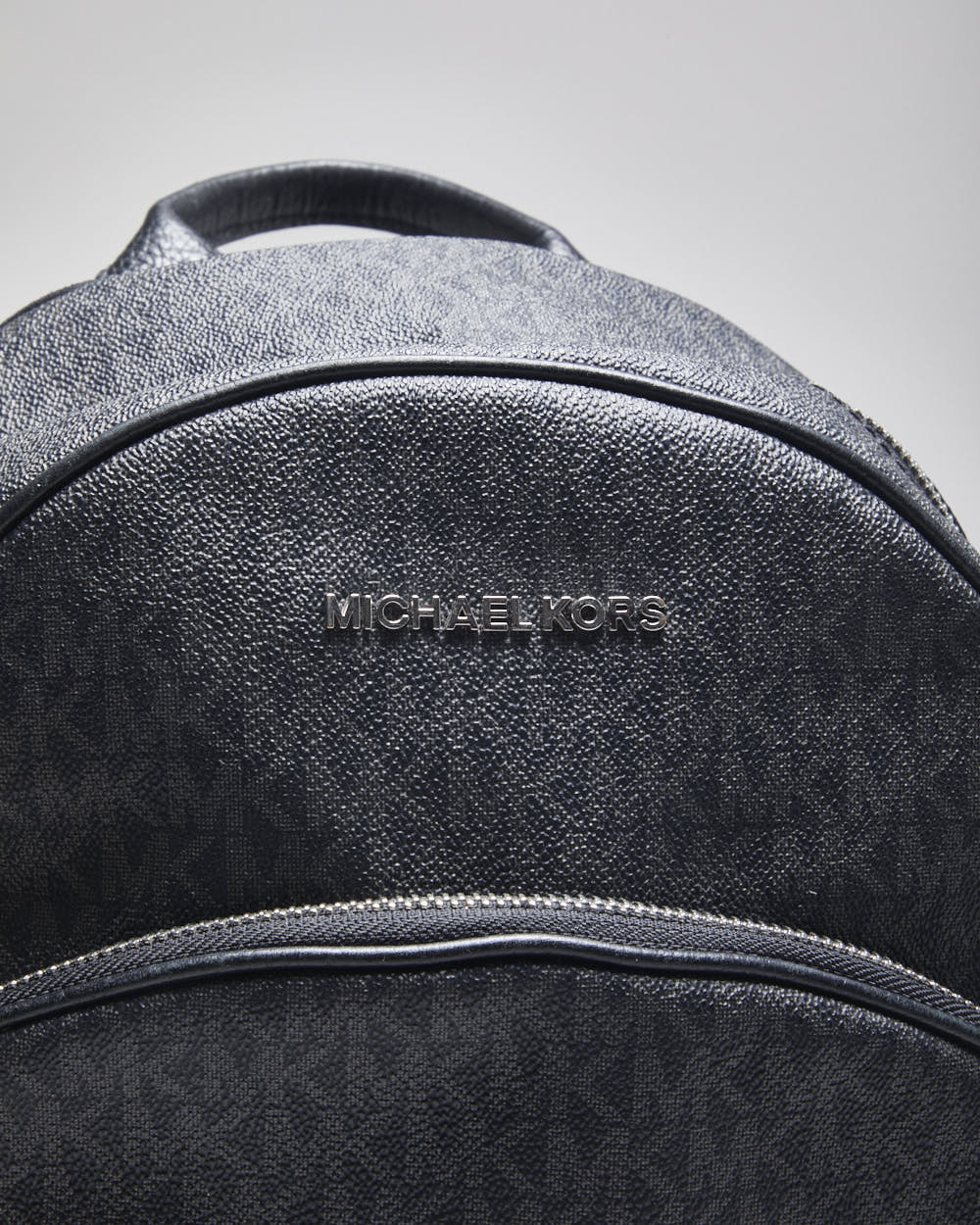Michael Kors Black Monogram Backpack