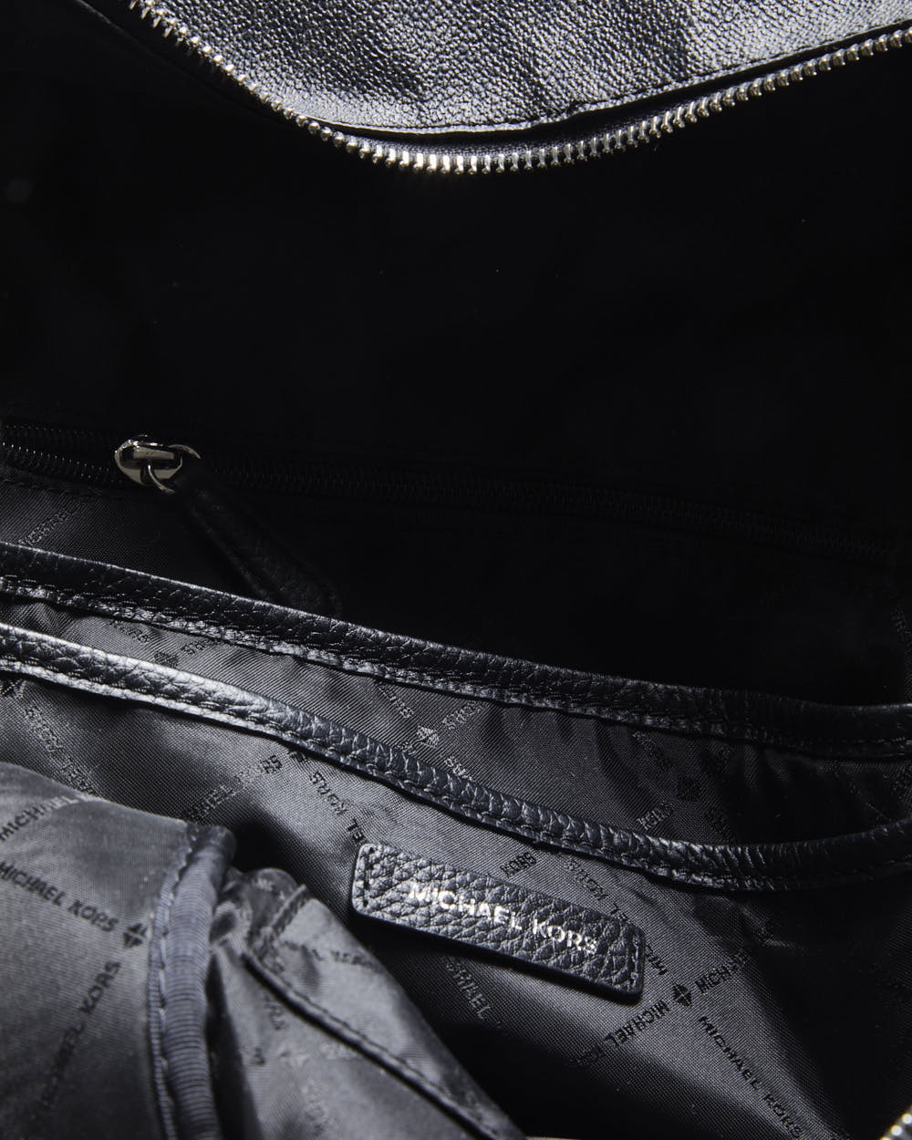 Michael Kors Black Monogram Backpack