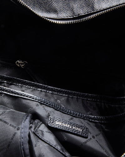 Michael Kors Black Monogram Backpack