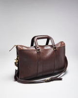 Vintage Coach Brown Leather Briefcase