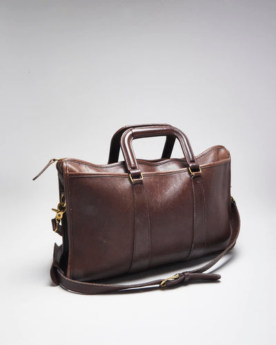 Vintage Coach Brown Leather Briefcase