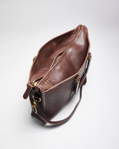 Vintage Coach Brown Leather Briefcase