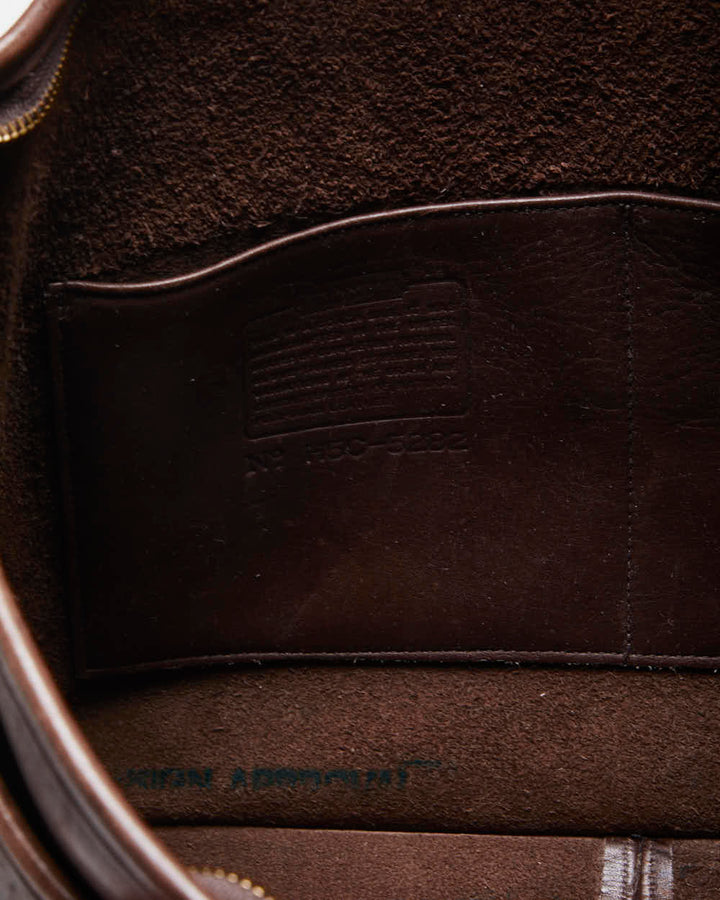 Vintage Coach Brown Leather Briefcase