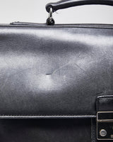 Vintage Coach Black Leather Briefcase
