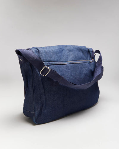 Vintage Mudd Denim Shoulder Satchel Bag