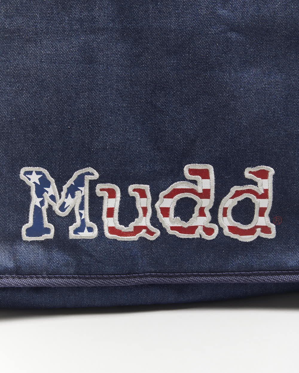 Vintage Mudd Denim Shoulder Satchel Bag