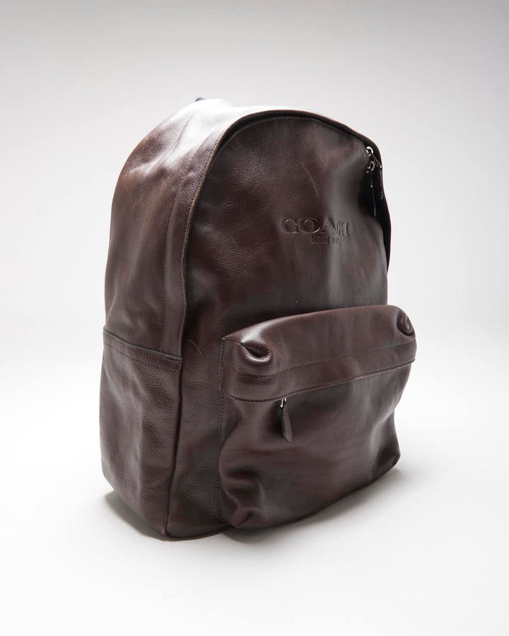 Vintage Y2k 00s Coach Leather Rucksack