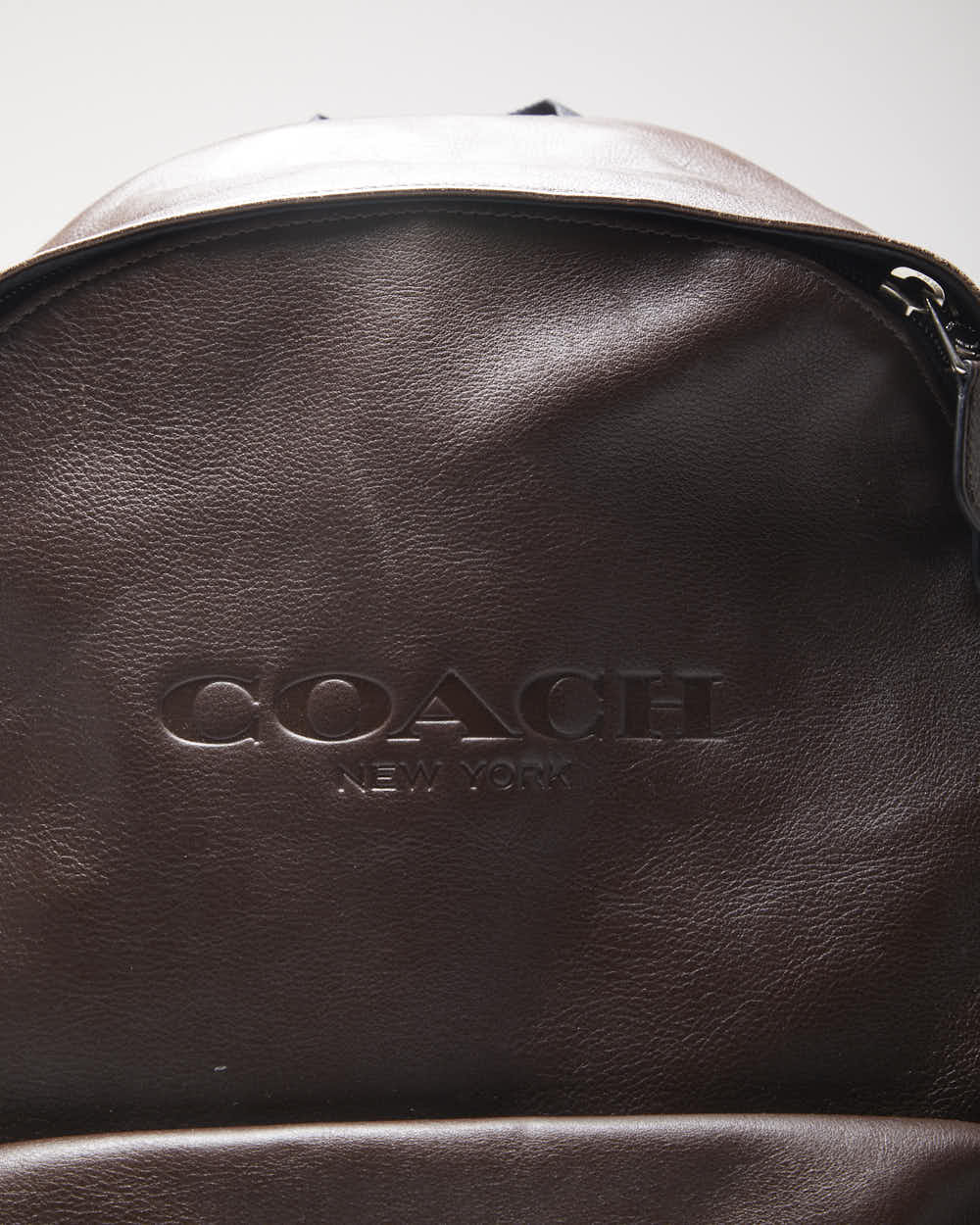 Vintage Y2k 00s Coach Leather Rucksack