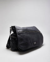 Vintage Dolce &amp; Gabbana Pebbled Leather Messenger Bag