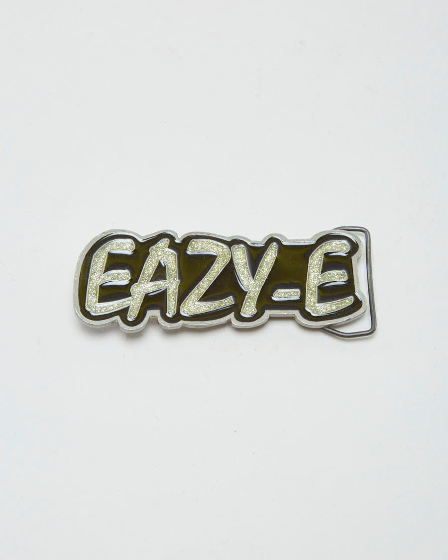 Vintage 00s Eazy E Glittery Belt Buckle - O/S