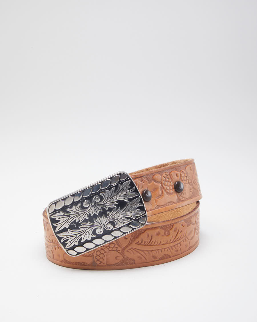Vintage Hand-Made Western Belt W:32