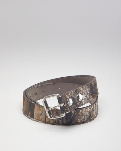 Y2k 00s Real Tree Camo Belt W35-39