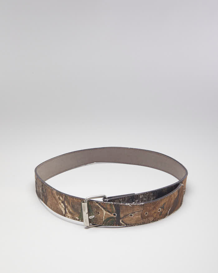 Y2k 00s Real Tree Camo Belt W35-39