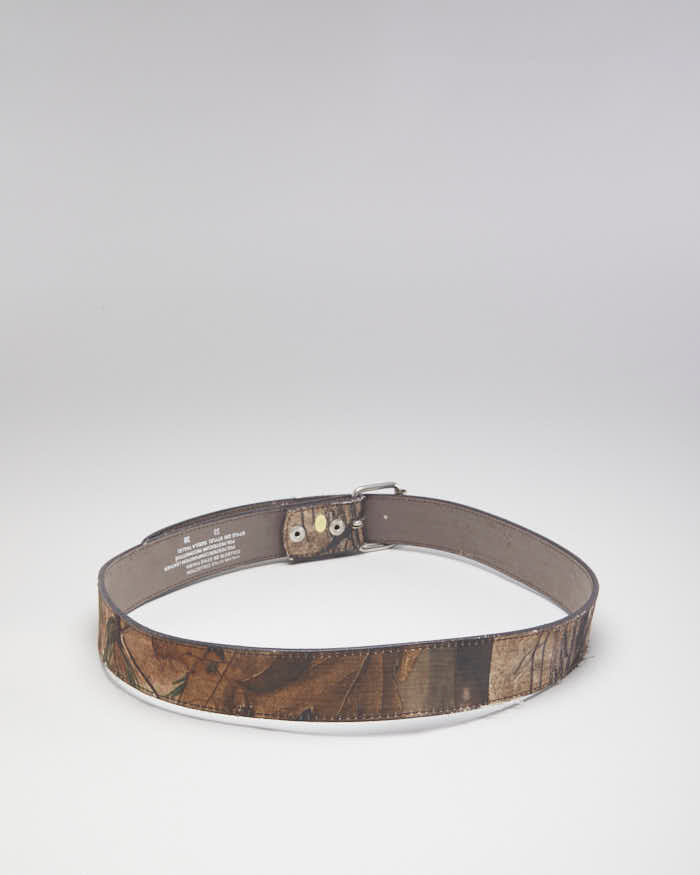 Y2k 00s Real Tree Camo Belt W35-39