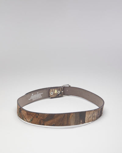 Y2k 00s Real Tree Camo Belt W35-39