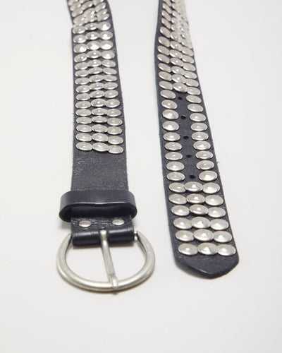 Vintage Studded Leather Belt