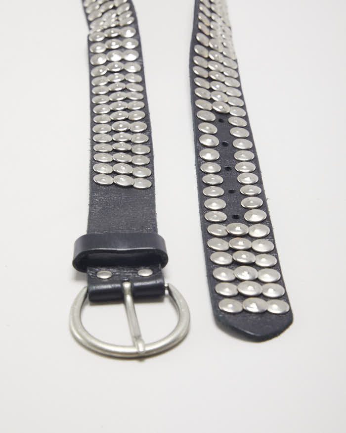 Vintage Studded Leather Belt
