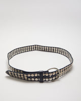 Vintage Studded Leather Belt