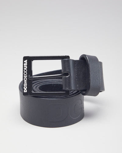 Y2k 00s DC Shoe USA Leather Belt - W32 - W37
