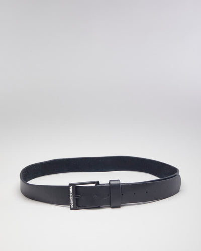 Y2k 00s DC Shoe USA Leather Belt - W32 - W37