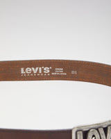 Vintage Levi's Brown Leather Belt -  W33 - W40