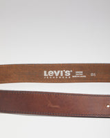 Vintage Levi's Brown Leather Belt -  W33 - W40